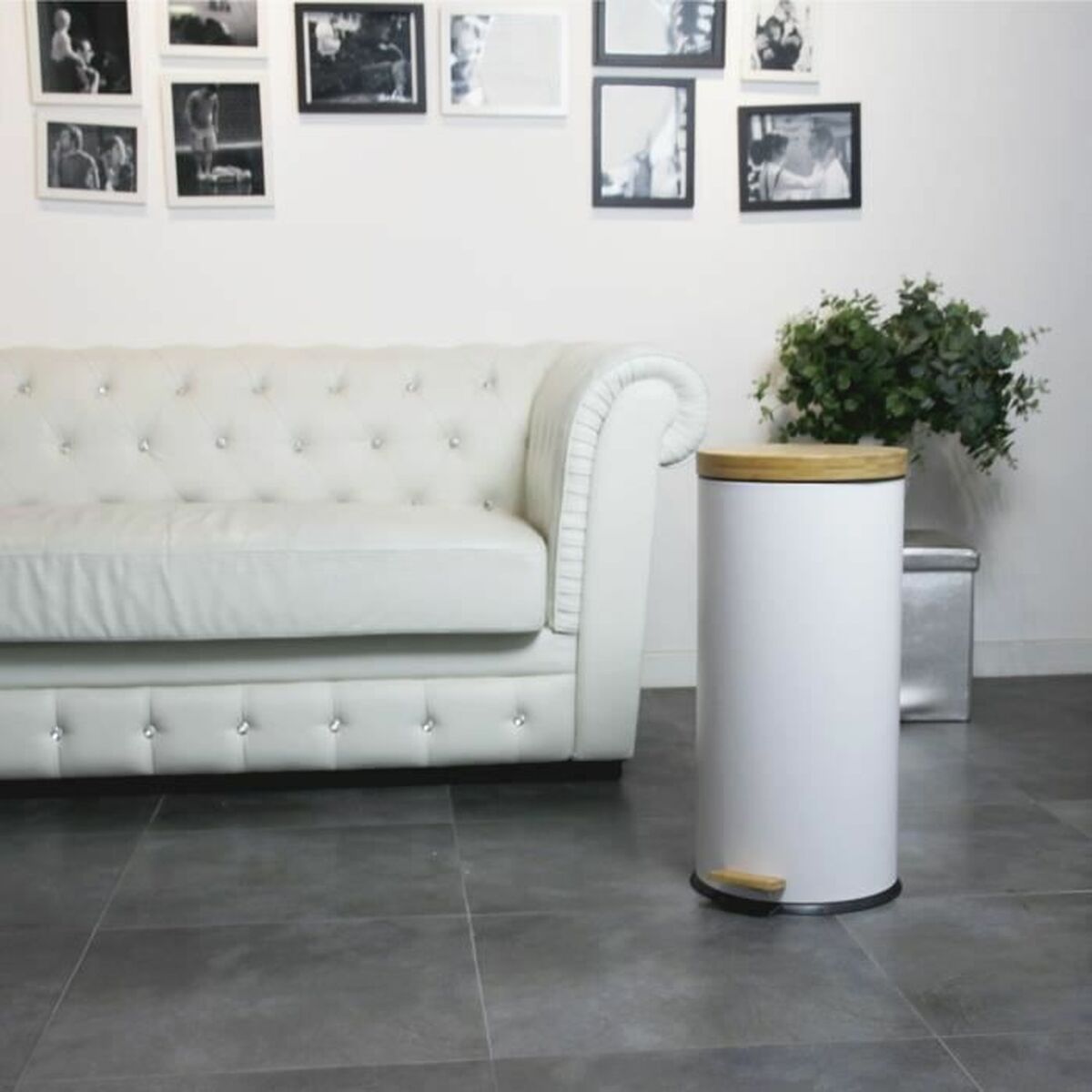 Мусорное ведро Kitchen Move Белый 30 L
